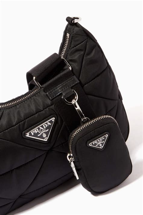 prada triangle bag nylon.